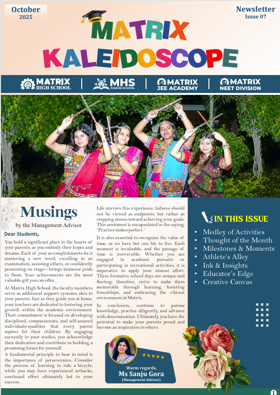 Cover of MHS Newsletters —October-2025